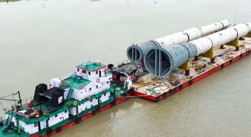 1,668-tonne Cargo Reaches Bihar via Ganga Waterway