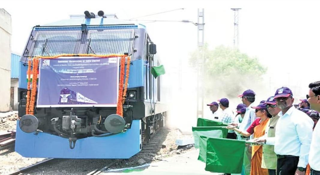 Aushadhi Express reefer rake flagged off in Hyderabad
