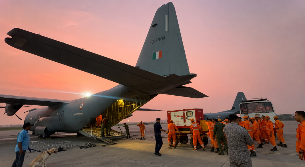 India Airlifts 47.5 Tonnes of Relief Supplies to Flood-Hit Nepal