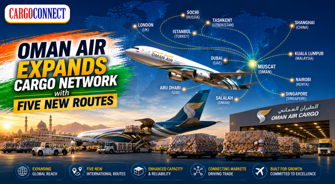 Oman Air Expands Cargo Reach with Five New Routes