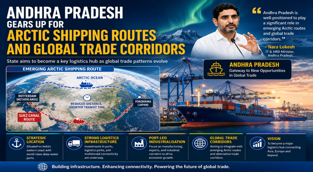 Andhra Pradesh Positions Itself for Arctic Shipping Routes and Emerging Global Trade Corridors