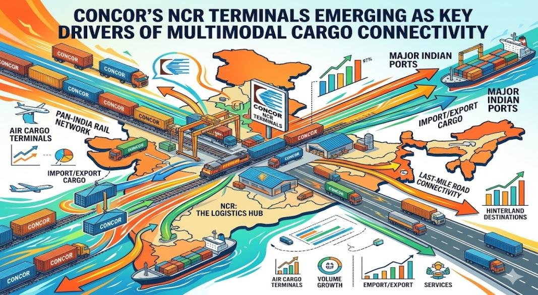 CONCOR’s NCR Terminals Emerging as Key Drivers of Multimodal Cargo Connectivity