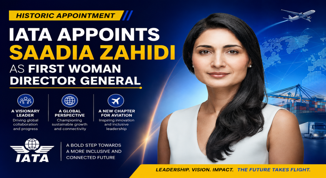 IATA Names Saadia Zahidi as First Female Director General