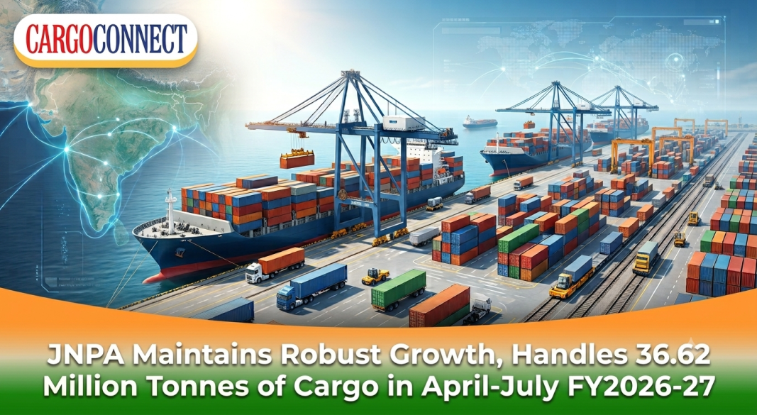 JNPA Handles 36.62 Million Tonnes of Cargo in April-July FY2026-27