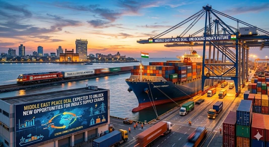 Middle East Peace Deal Set to Unlock Opportunities for India’s Logistics Sector