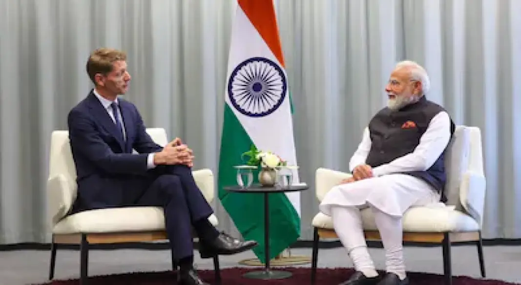 PM Modi Meets Maersk Chairman in Gothenburg