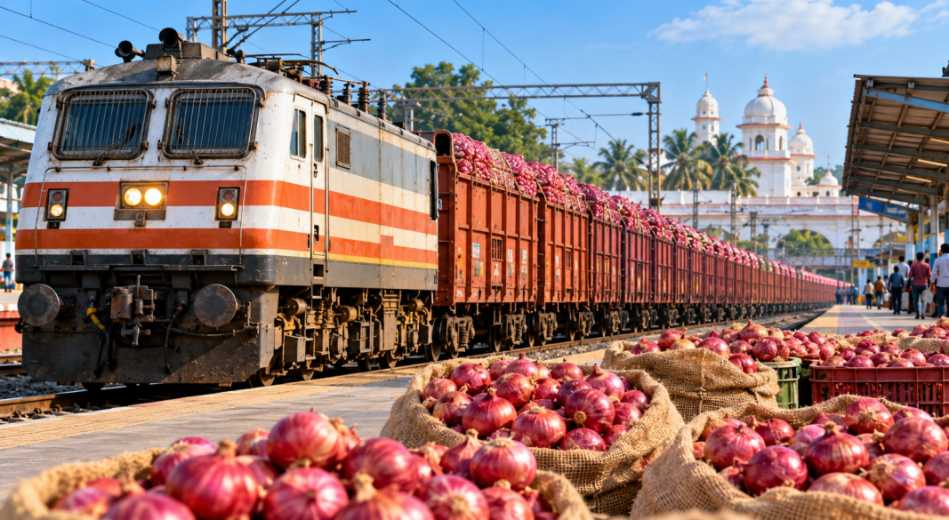 First Kanda Express Reaches Tripura with 440 MT of Onions