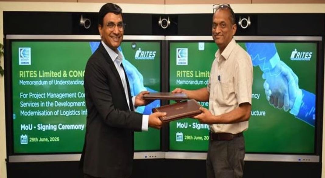 RITES and CONCOR Partner for End-to-End Project Management Consultancy