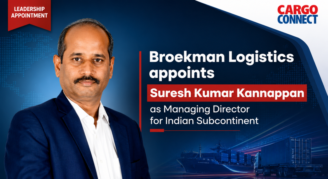 Broekman Logistics appoints Suresh Kumar Kannappan as MD for Indian Subcontinent