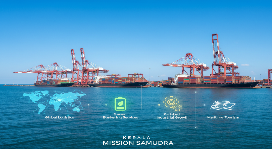 Kerala Launches ₹400 Crore Mission Samudra to Accelerate Port-Led Economic Growth