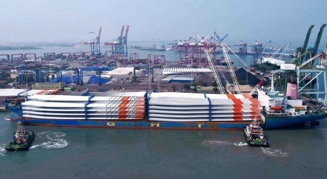 VOC Port witness strong growth in Windmill Blade handling