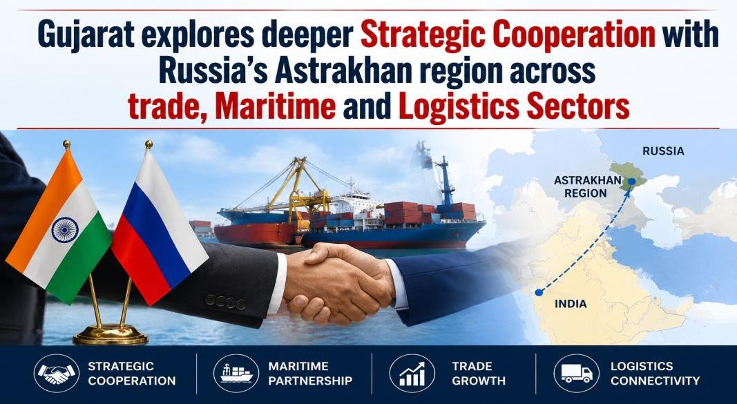 Gujarat Eyes Stronger Maritime Trade Corridor with Russia’s Astrakhan Region